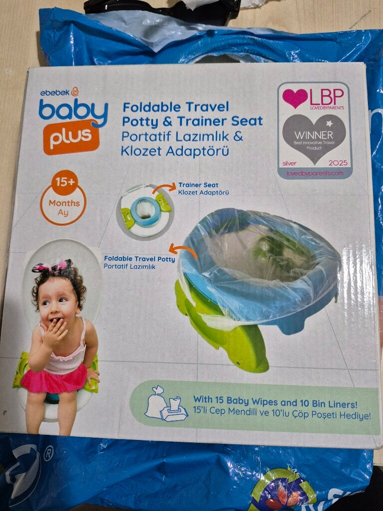 Portatif lazımlık ve Klozet adaptörü - 3