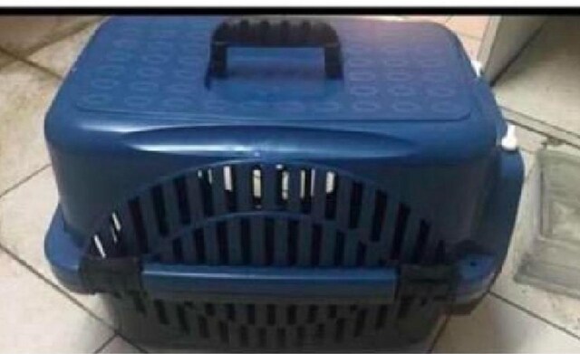 Köpek kedi taşıma kabı sıfır gibi