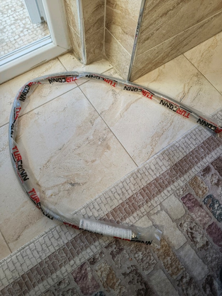 Ocak Fırın Doğalgaz Bağlantı Fleksi Extra Korumalı Hortum 150 cm sıfır - 4
