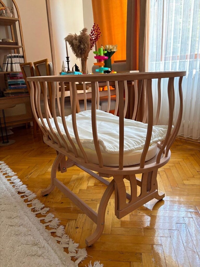 Sepet Ahşap Beşik - 2