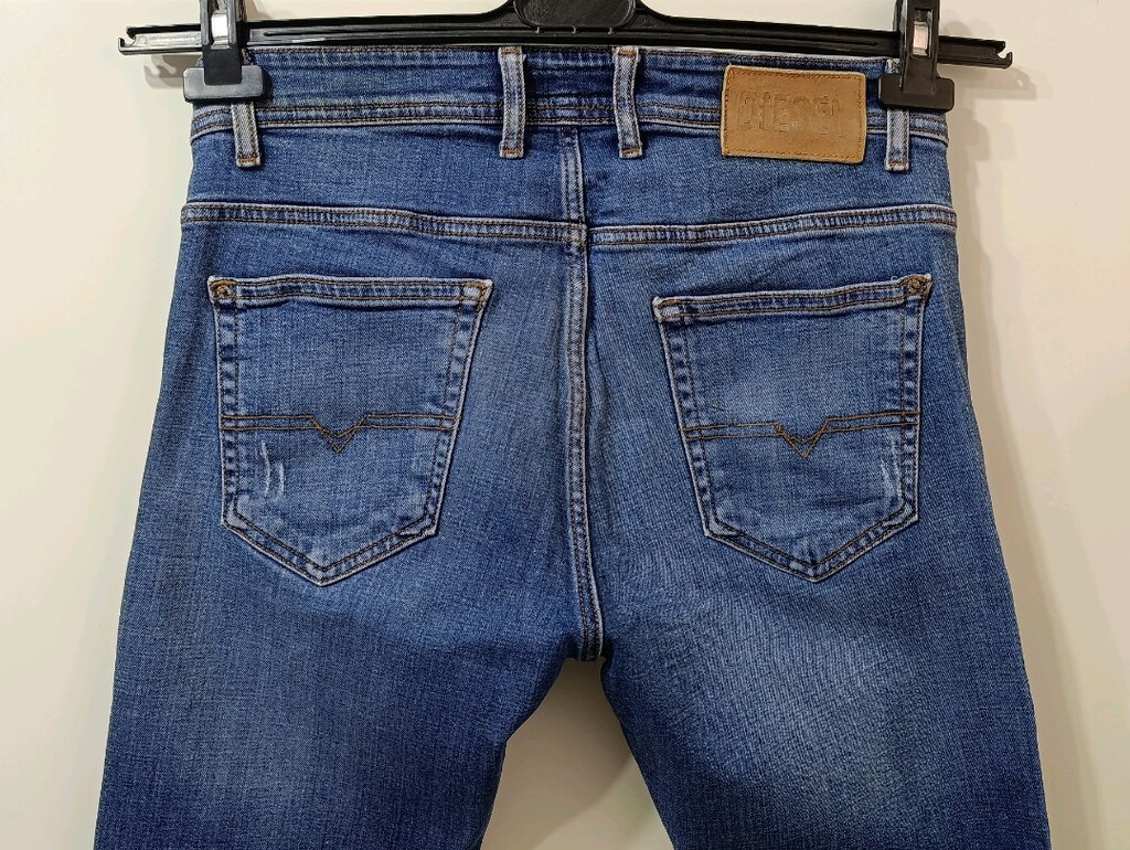 DİESEL SLEENKER SLİM/SKİNNY BLUE JEAN — görsel 10/13