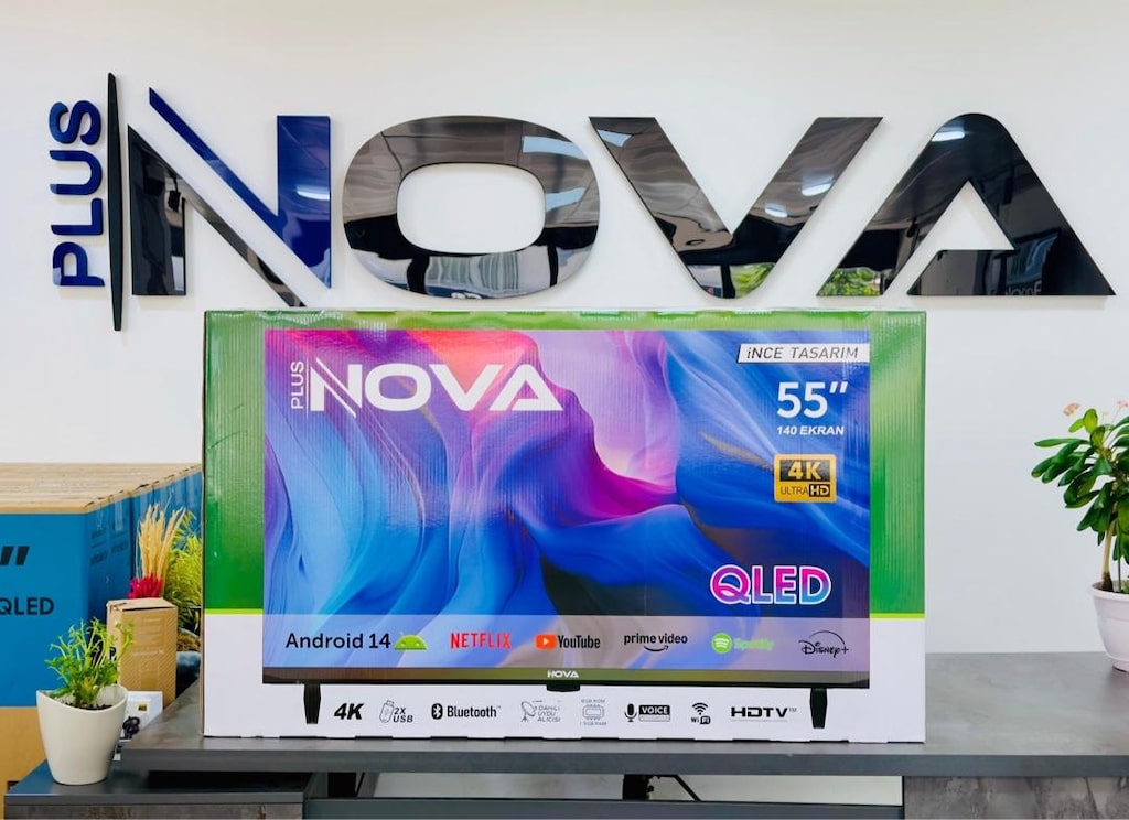 NOVA 140 EKRAN 4K ANDROİD QLED TV (SIFIR KAPALI KUTU) - 2