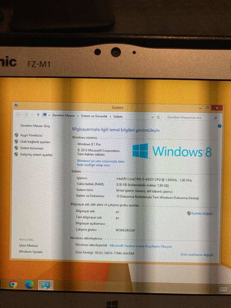 PANASONİC FZ-M1 DOKUNMATİK - 8