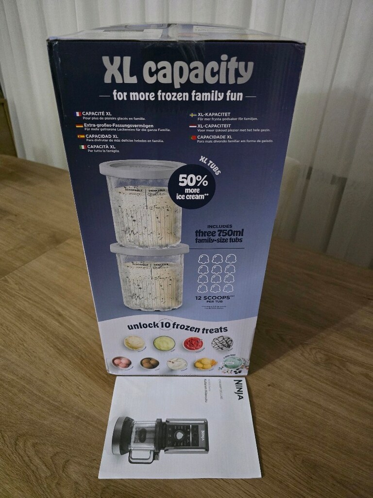 Ninja CREAMi Deluxe 10-in-1 Dondurma ve Frozen Makinesi Sıfır KapaKutu - 3