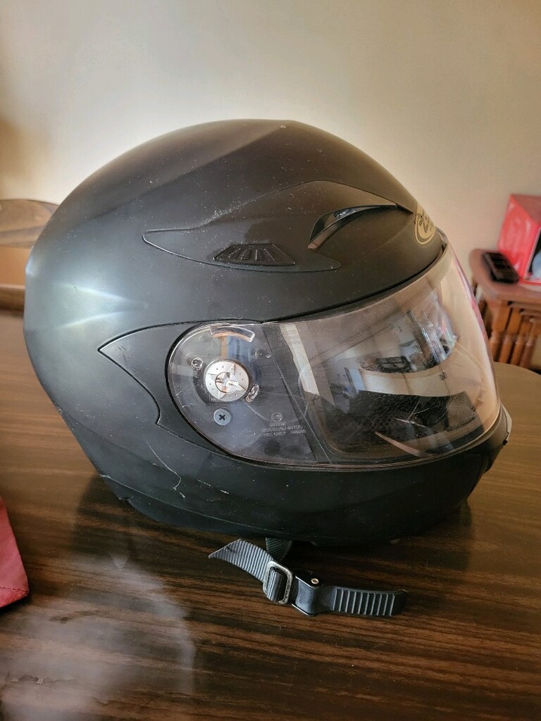ZEUS ZS 807A MOTOSİTLEK KASKI MAT SİYAH - 3