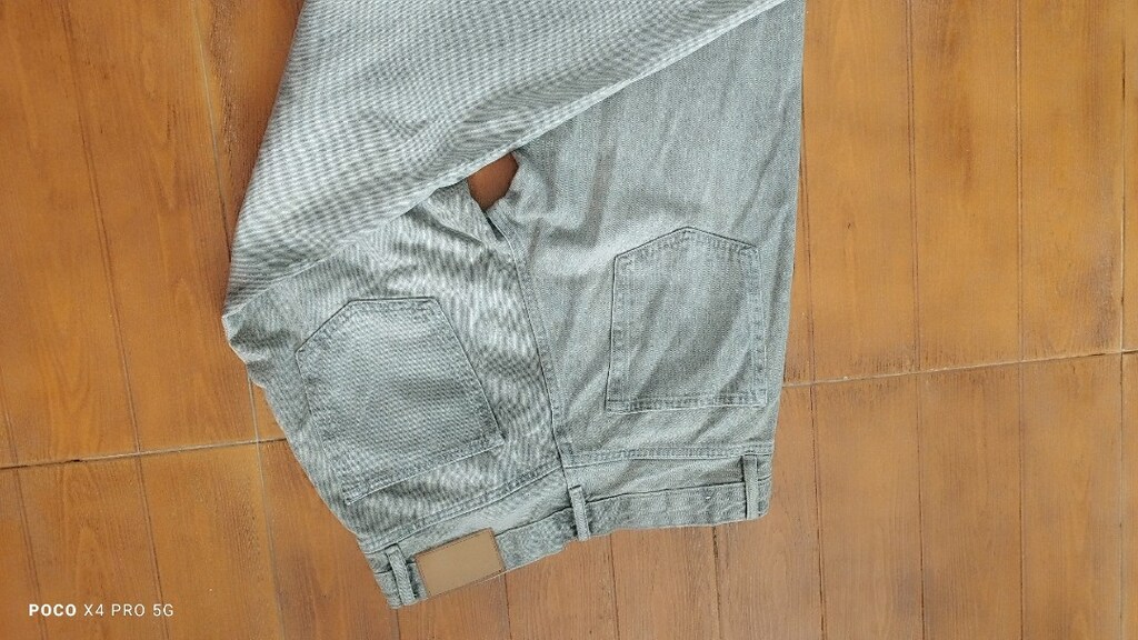 #Zara jeans pantolon  Eni çekilince 44 Boyu 107 Paça 20 ??? - 4