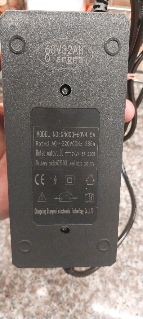 elekrikli araç şarj cihazı 60v 32ah sıfır - 2