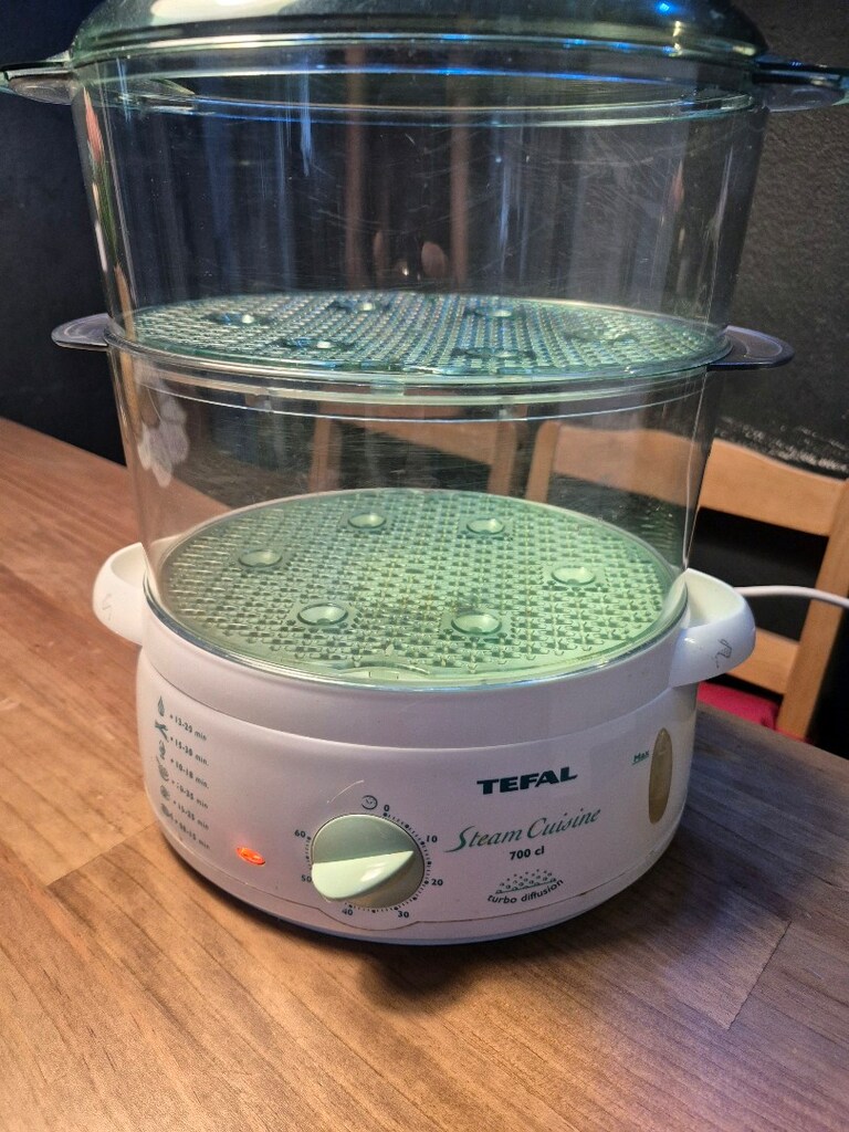Tefal Steam Cuisine 700d, beyaz gövdeli ve şeffaf cam kapak - 10