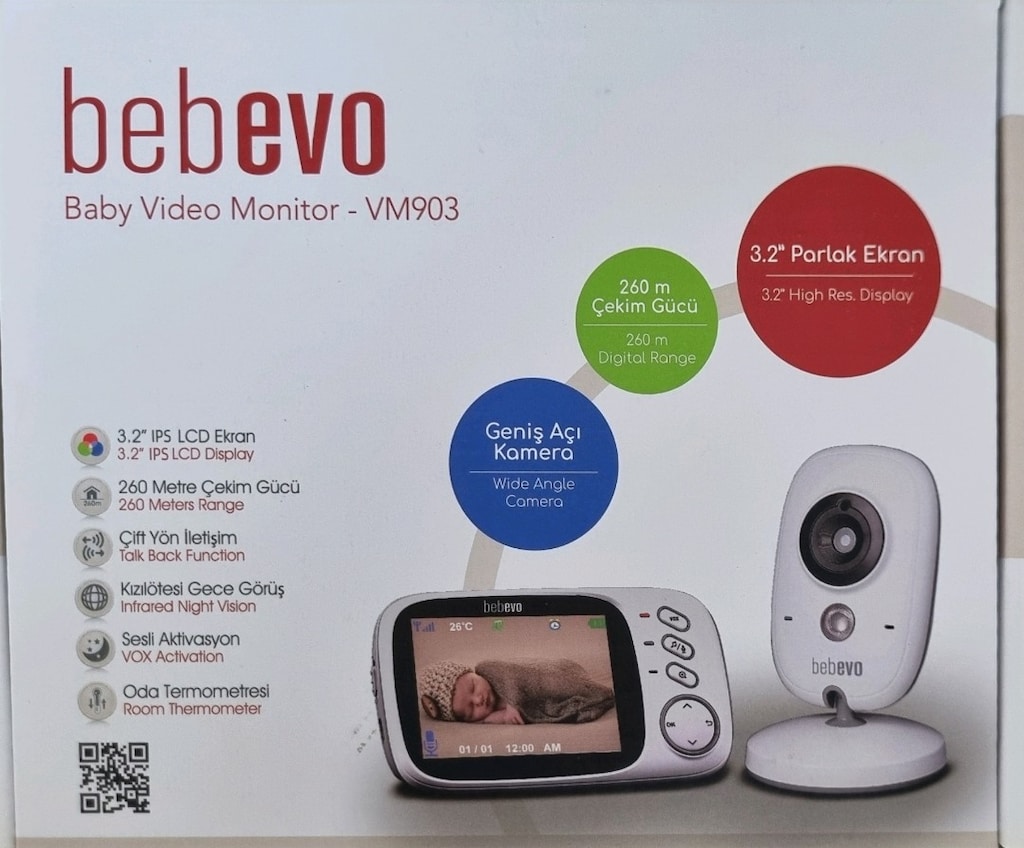 bebek monitörü BEBEVO VM903