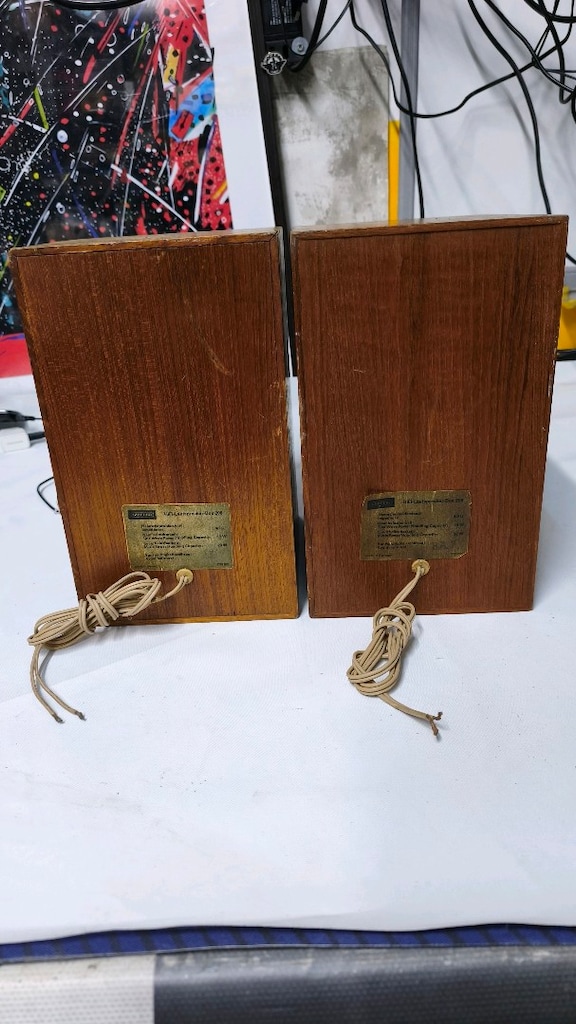 Grundig HiFi-Lautsprecher-Box 206v - Ahşap Kasa - Vintage Hoparlör - 7