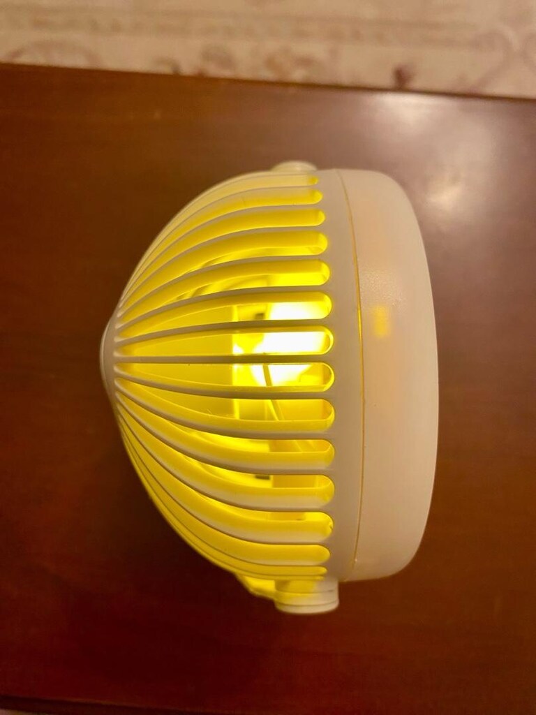LED IŞIKLI KÜÇÜK MANDALLI MASAÜSTÜ FAN - 5