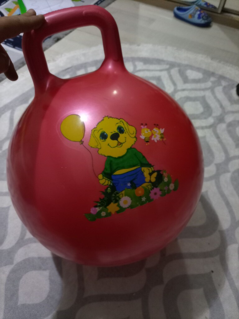 Temiz Durumda Çocuk Zıp Zıp Kanguru Pilates Topu - 45-55 cm - 2