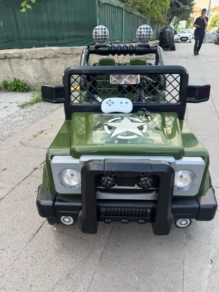 DAHA UYGUNA KİMSE SATAMAZSIFIR AKÜLÜ JEEP ÇİFT KİŞİLİK 12 VOLT KUMANDA - 9
