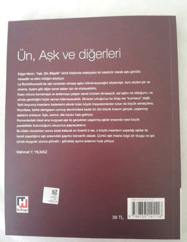 ÜN,AŞK VE DİĞERLERİ -NİHAN BAYRAM - 3
