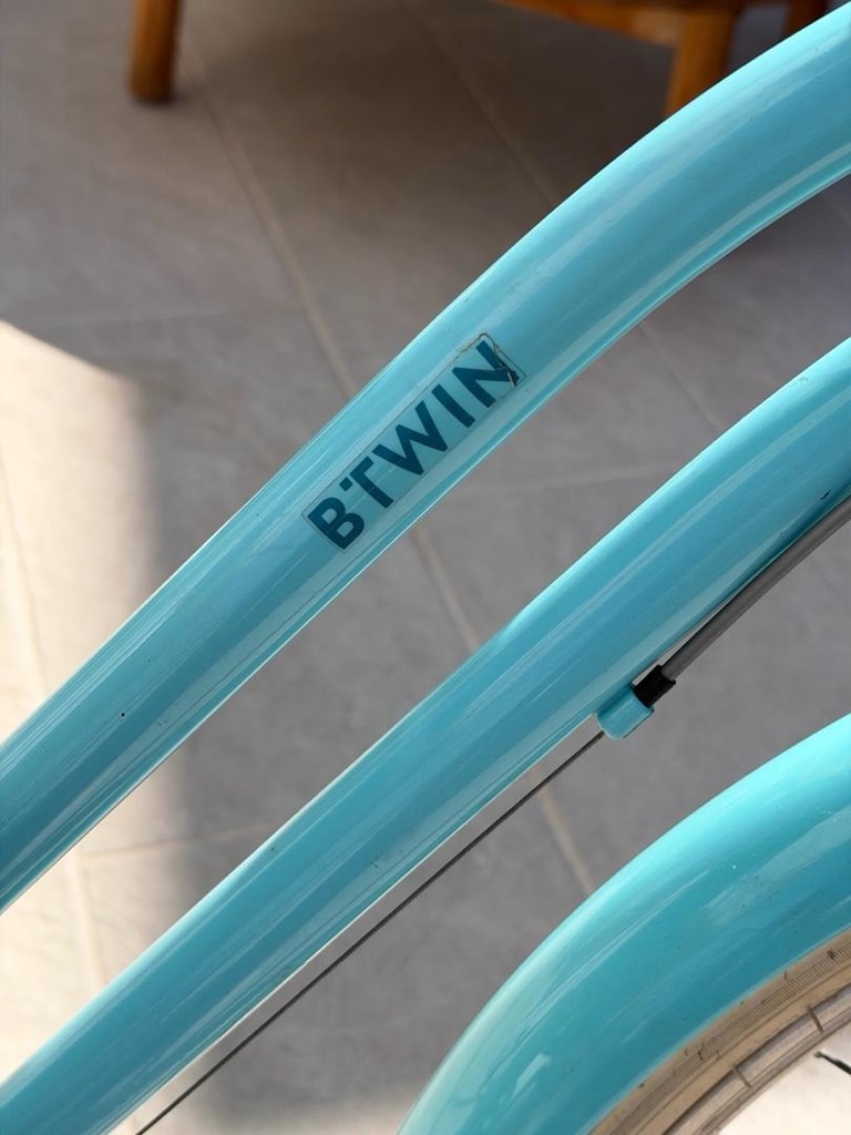 Decathlon Btwin 500 24 jant sepetli çocuk şehir bisikleti - 11