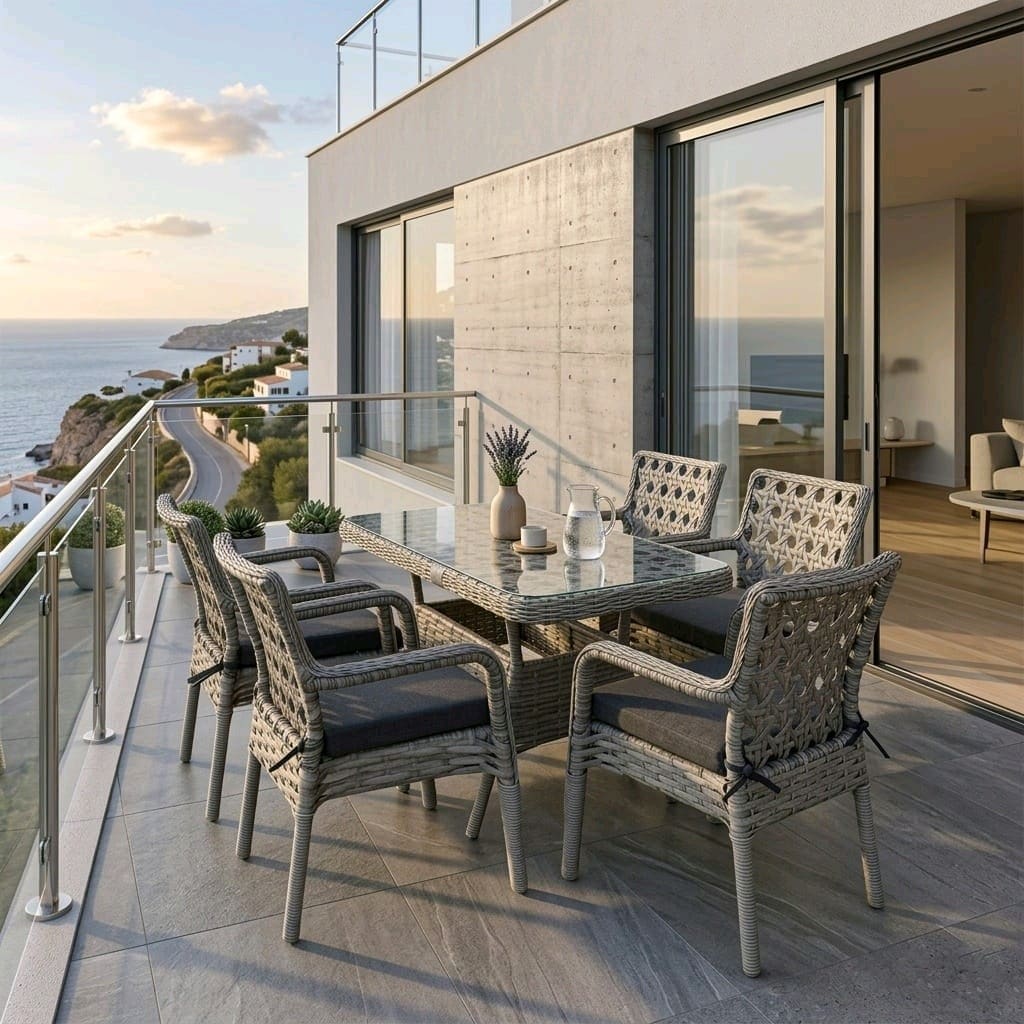 MASA TAKIMI/ BAHÇE TAKIMI/ BALKON TAKIMI /RATTAN BAHÇE MOBİLYASI - 10