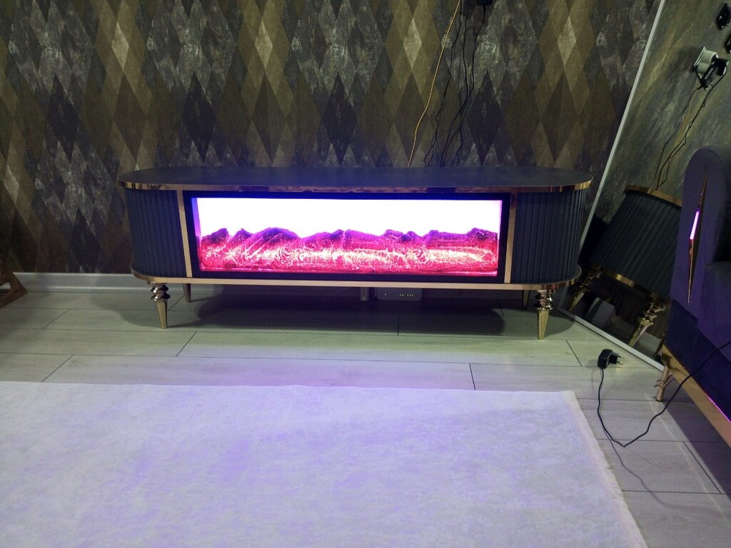 şömineli TV üniteleri toptan perakende satış 160 lık müzikli bulututlu