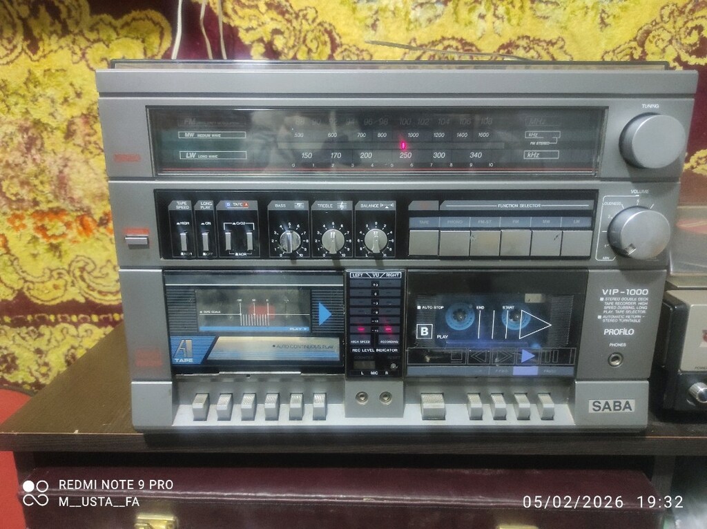 Saba radyo kaset çalar plak çalar - 4