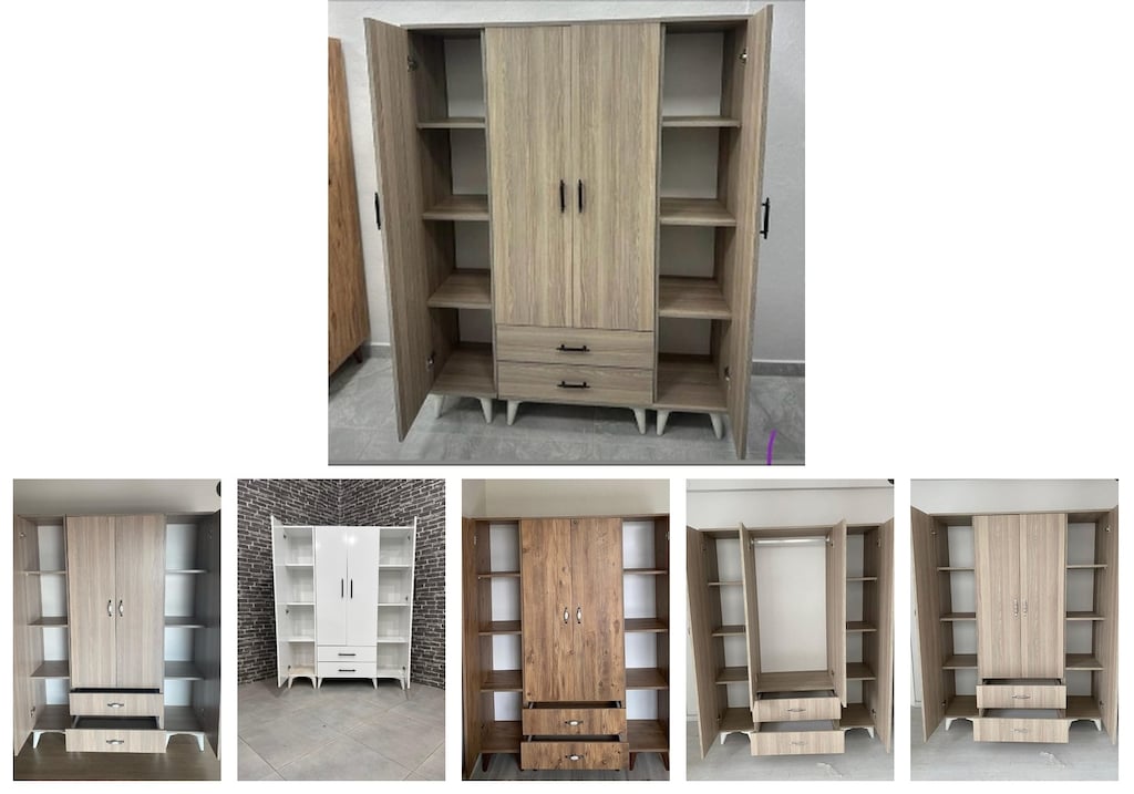 4 kapaklı elbise dolabı foclfdyxej - 6