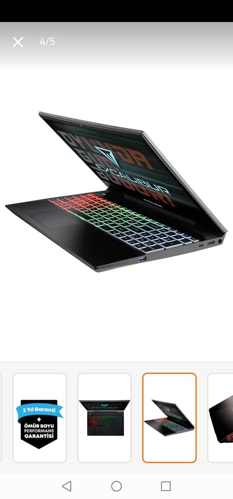 Casper Excalibur G770 sıfırdan farksız - 2