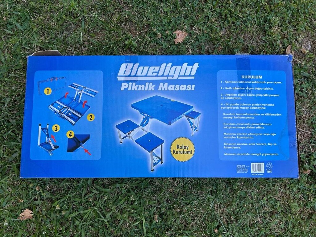BlueLight Piknik Masası - 8