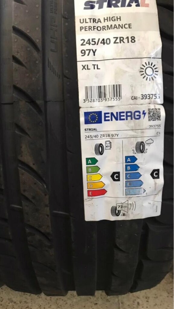 245/40r 18 Ebat Sıfır Yaz Lastiği. Avrupa - 3