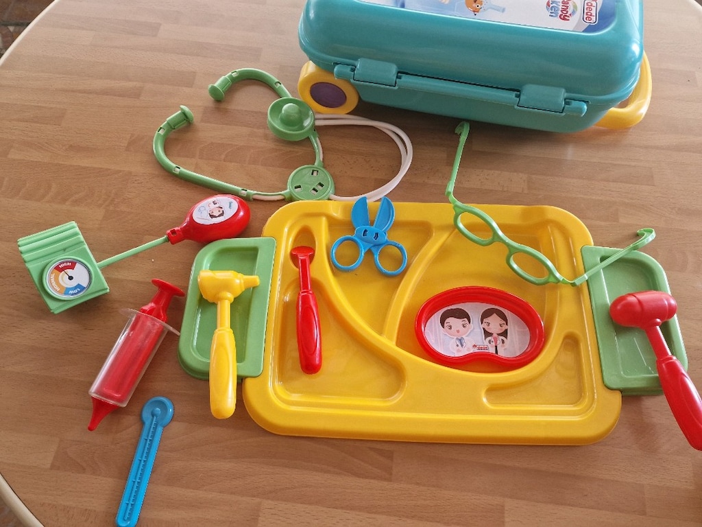 dede bavullu oyuncak doktor seti - 2
