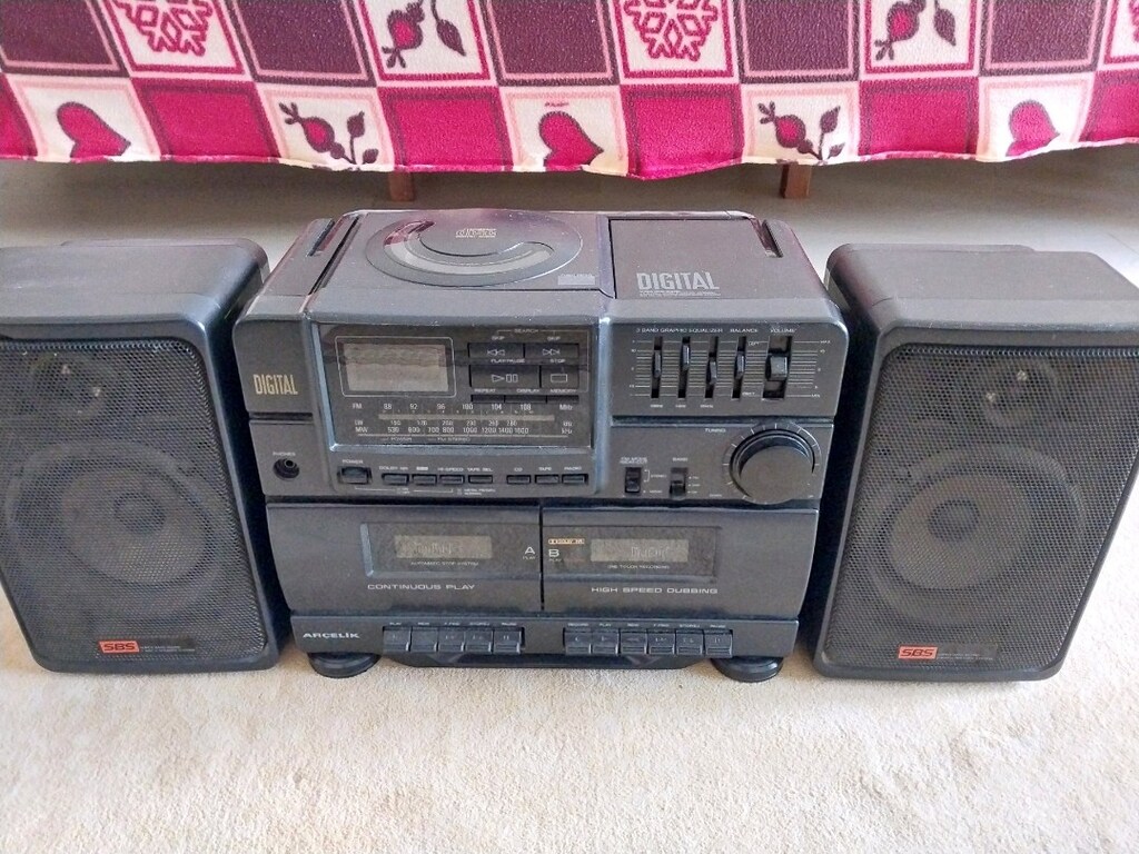 Arçellik cidi radyo çift kaset çalar nostalji sevenlere - 7