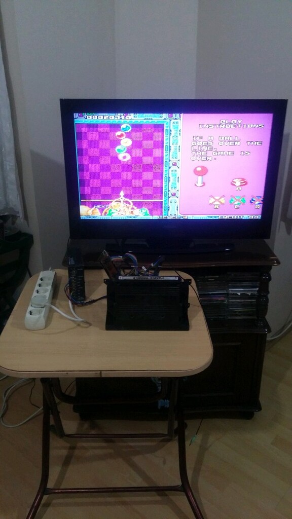 PUZZLE BOBBLE ORJİNAL MVS KASETİ - 4