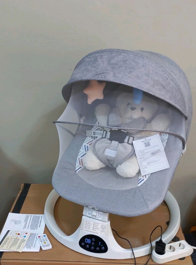 SIFIR SIFIR SIFIR ELEKTRİKLI SALLANAN BEBEK BEŞIĞI - 3