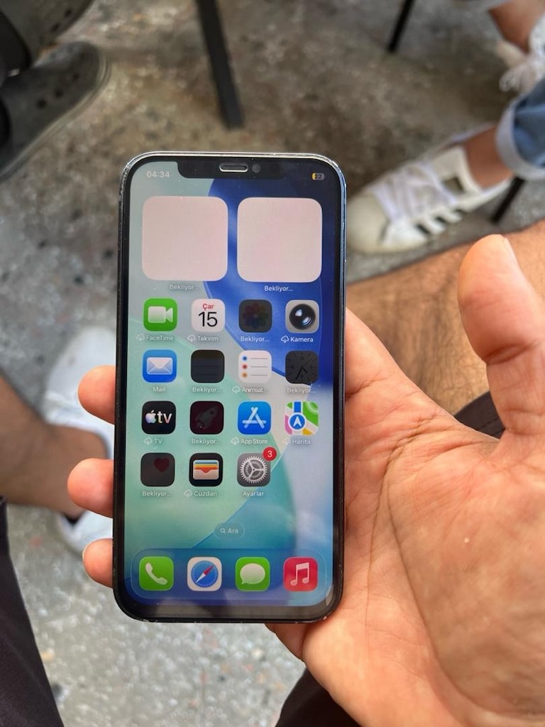 yurtdışı 12 64 gb pil 100 fiziki e sim modeli - 2