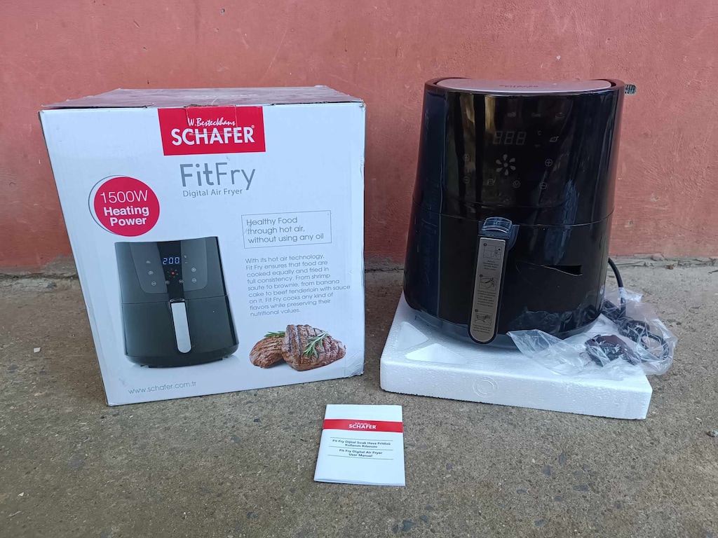 Schafer Fit Fry 1500W Dijital Sıcak Hava Fritözü - 3