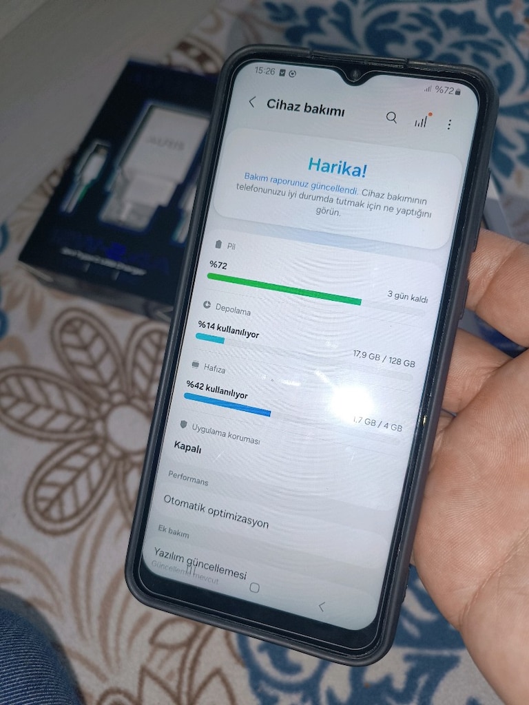Samsung a04 128gb hafıza 4gb ram yurtiçi cihazı - 8