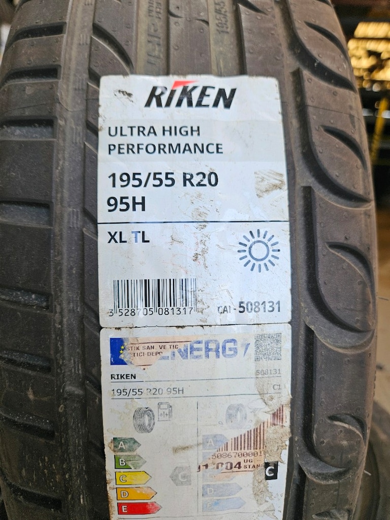 195 55 20 Riken 2024 sfır uygun adet 2500 fitı - 3