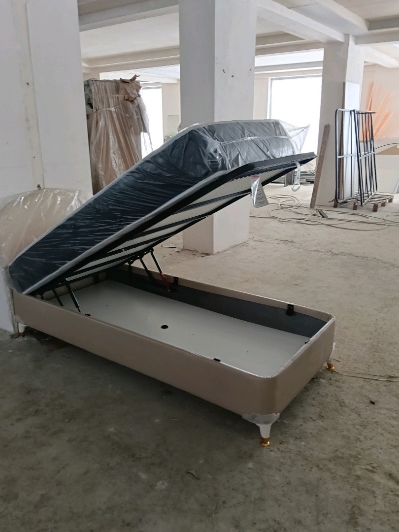 Baza başlık yatak Tek kişilik sıfır çelik pırofil Nakliye ücretsiz - 5