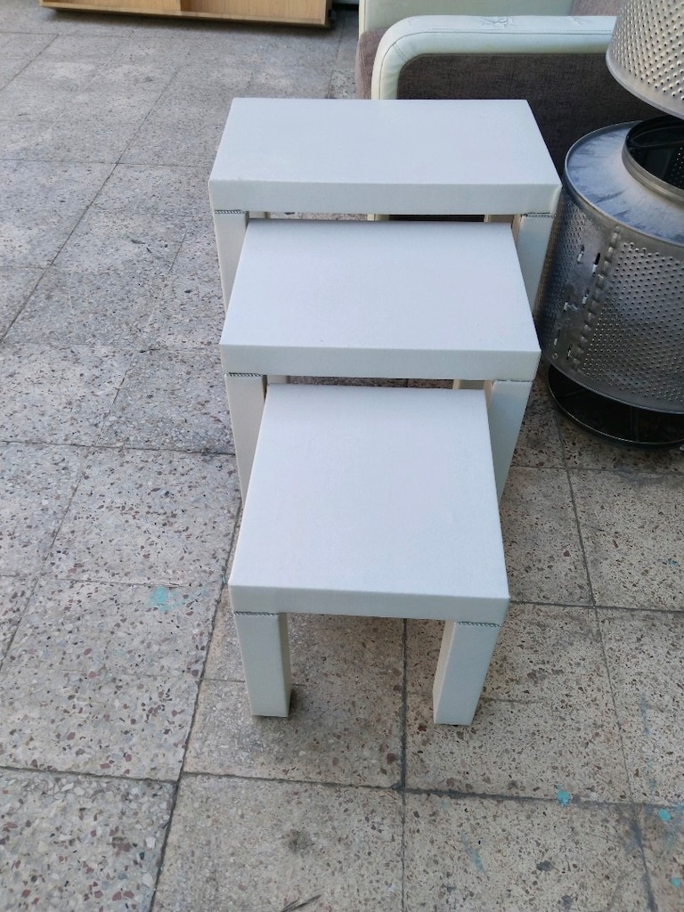 deri üçlü sehpa yırtıksız söküksüz buca - 6
