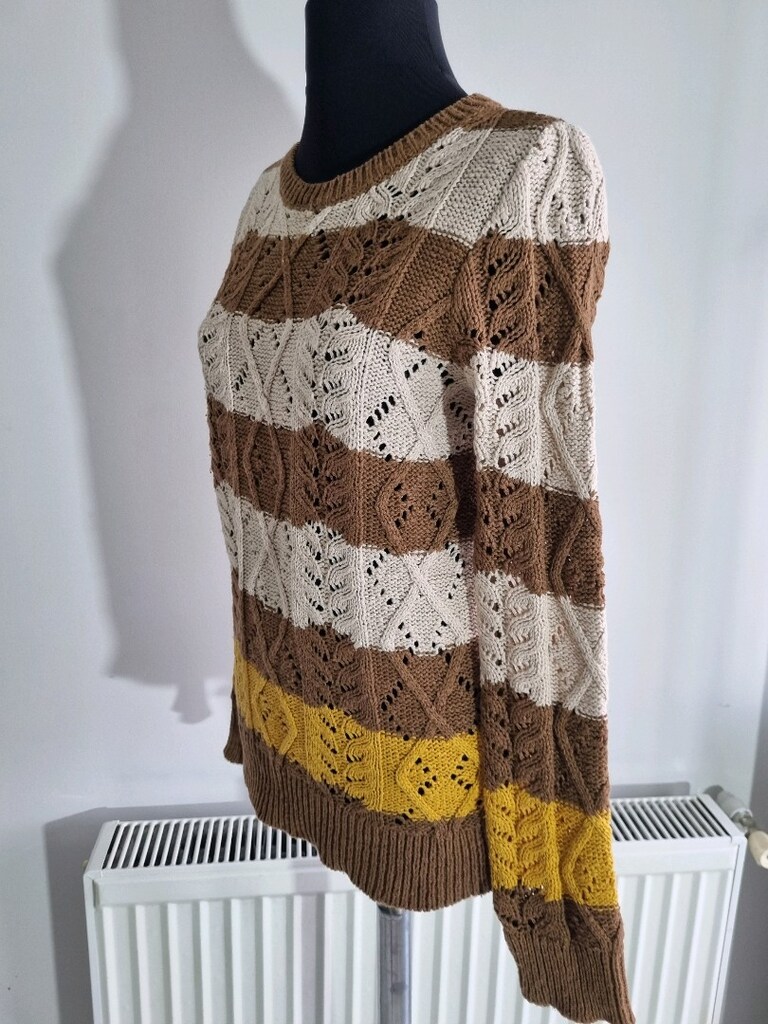 Bohem Renkli Örgü Kazak - 3