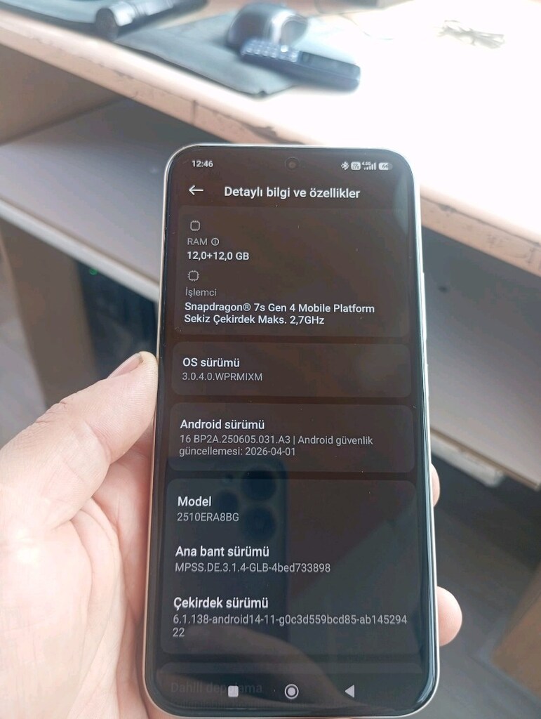 SAHİBİNDEN NOTE 15 PRO PLUS 12+12 RAM 512 GB - 7