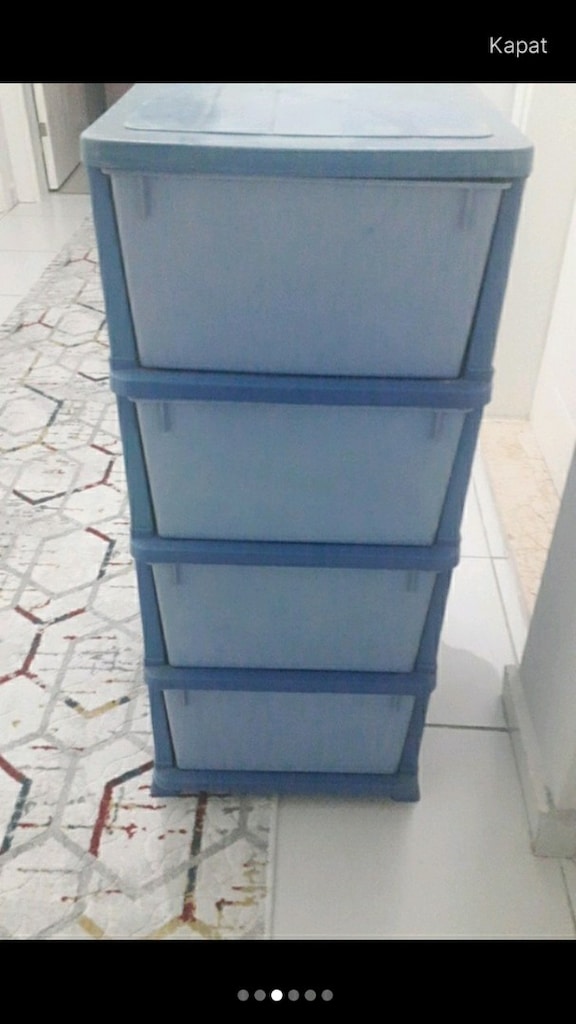 4 çekmeceli plastik dolap - 4