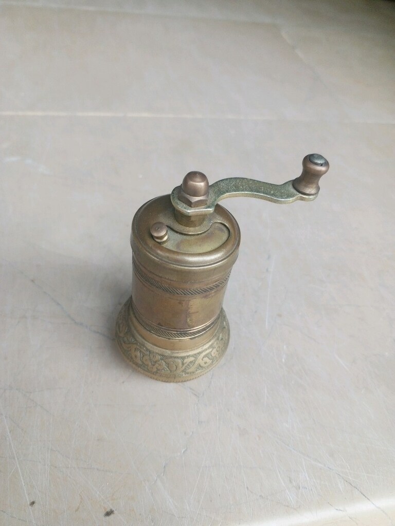 antika bakır kahve pişirme aleti - 3