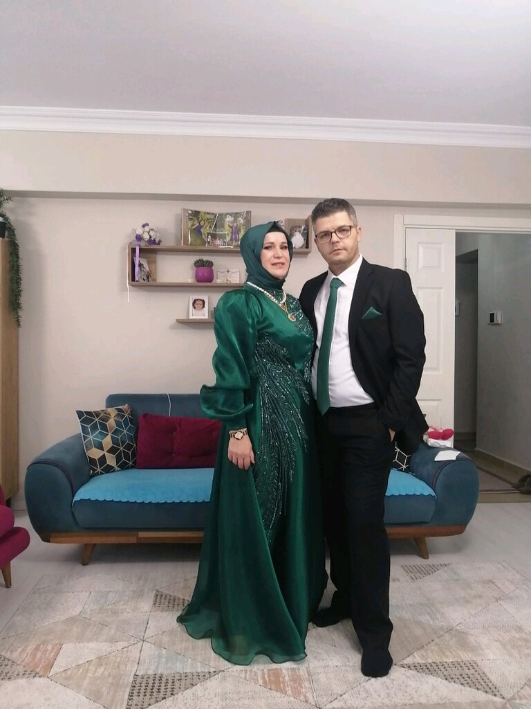 yagmur abiye elbise 46 beden - 5