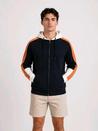 #lacoste zip-up sweatshirt