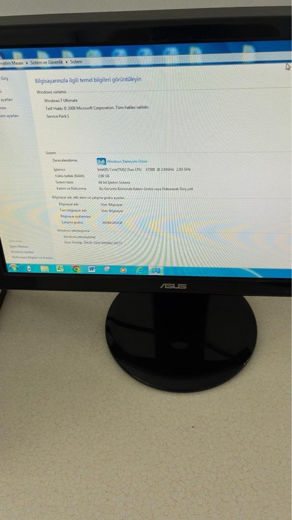 Hazır Ofis Seti – Bilgisayar + HP Renkli Lazer Yazıcı + Masa+Sandalye - 4