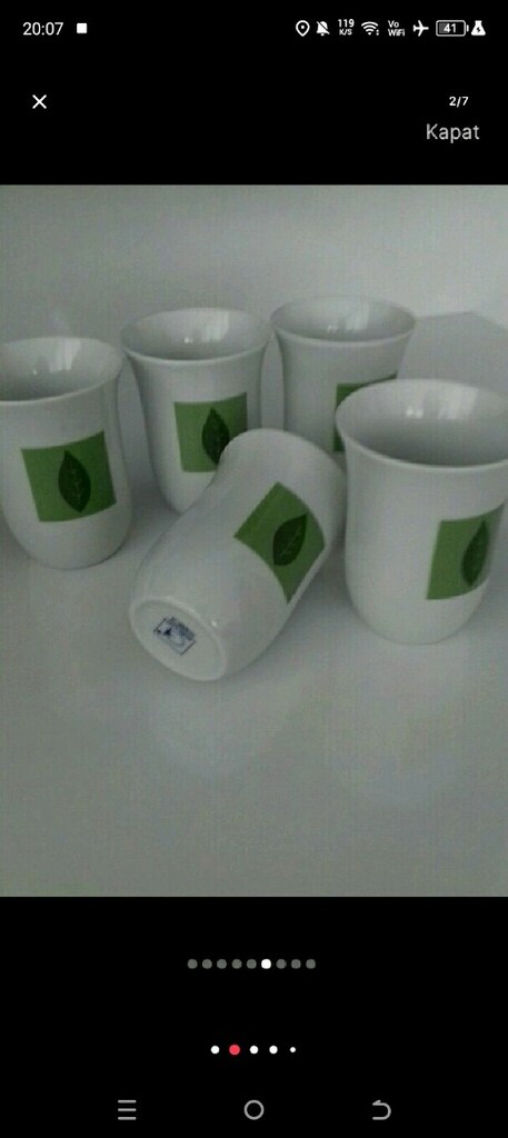 Porselen Çay Bardagı - 6