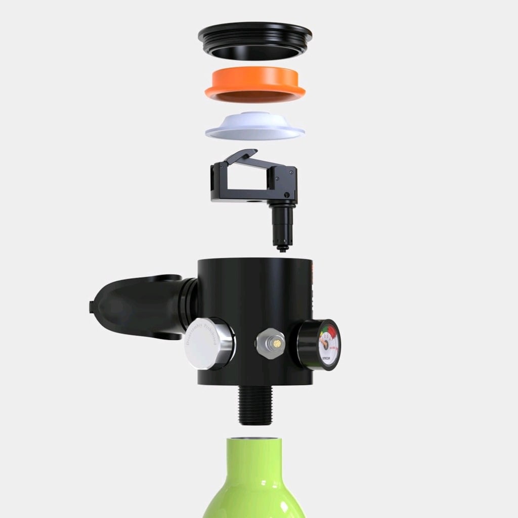 Smaco S300Plus 0.5L Mini Dalış Tüpü - 4