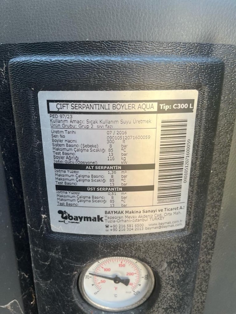 Baymak 41/50 TK + 300 L Boyler Komple Isıtma Sistemi - 3