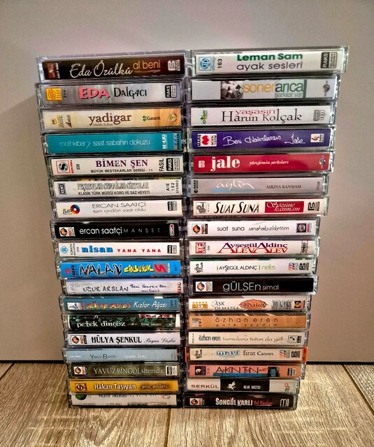 İLK SAHİBİNDEN TÜRKÇE POP/FANTAZİ KASET SETİ TOPLU SATIŞ
