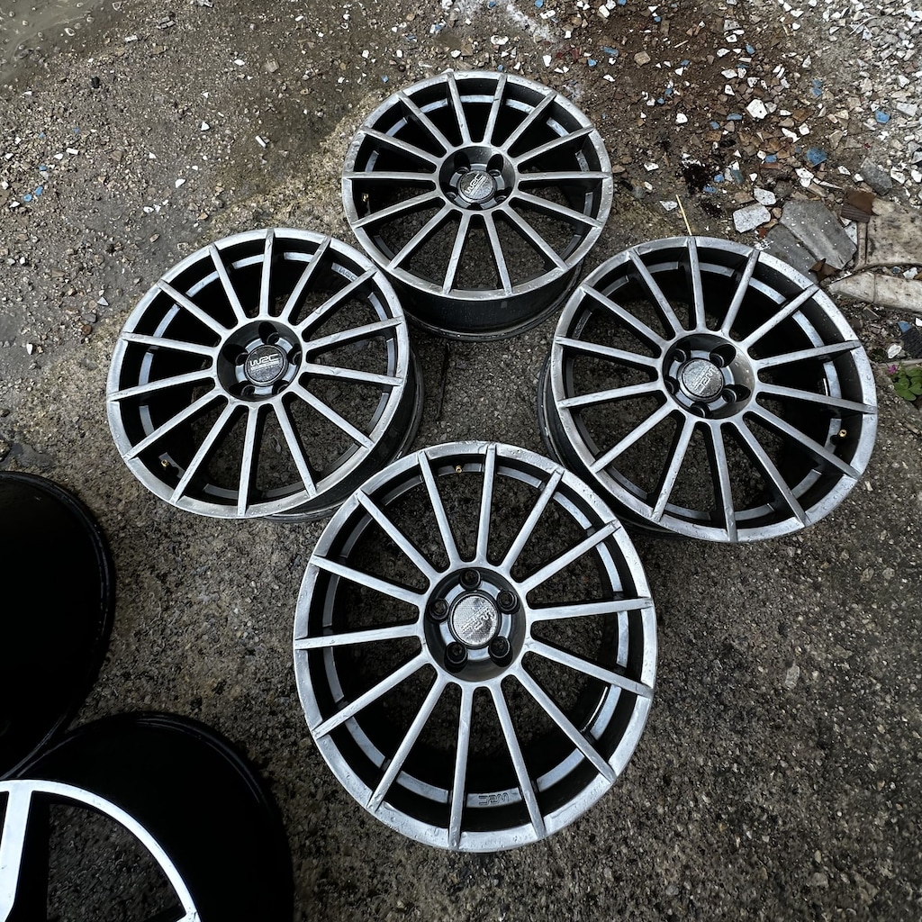 17 inç 5x100 Polo-Egea-Doblo Uyumlu WRC Jant Takımı 2. El - 4