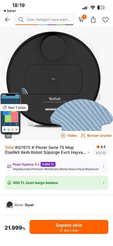 TEFAL ROBOT SÜPÜRGE - 2
