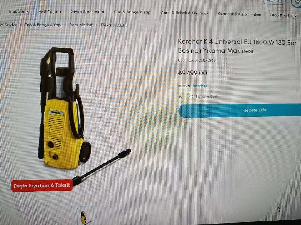 Karcher basınç li yıkama makinası - 2